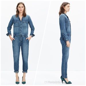 Madewell M Jumpsuit Surveyor Denim Romper
